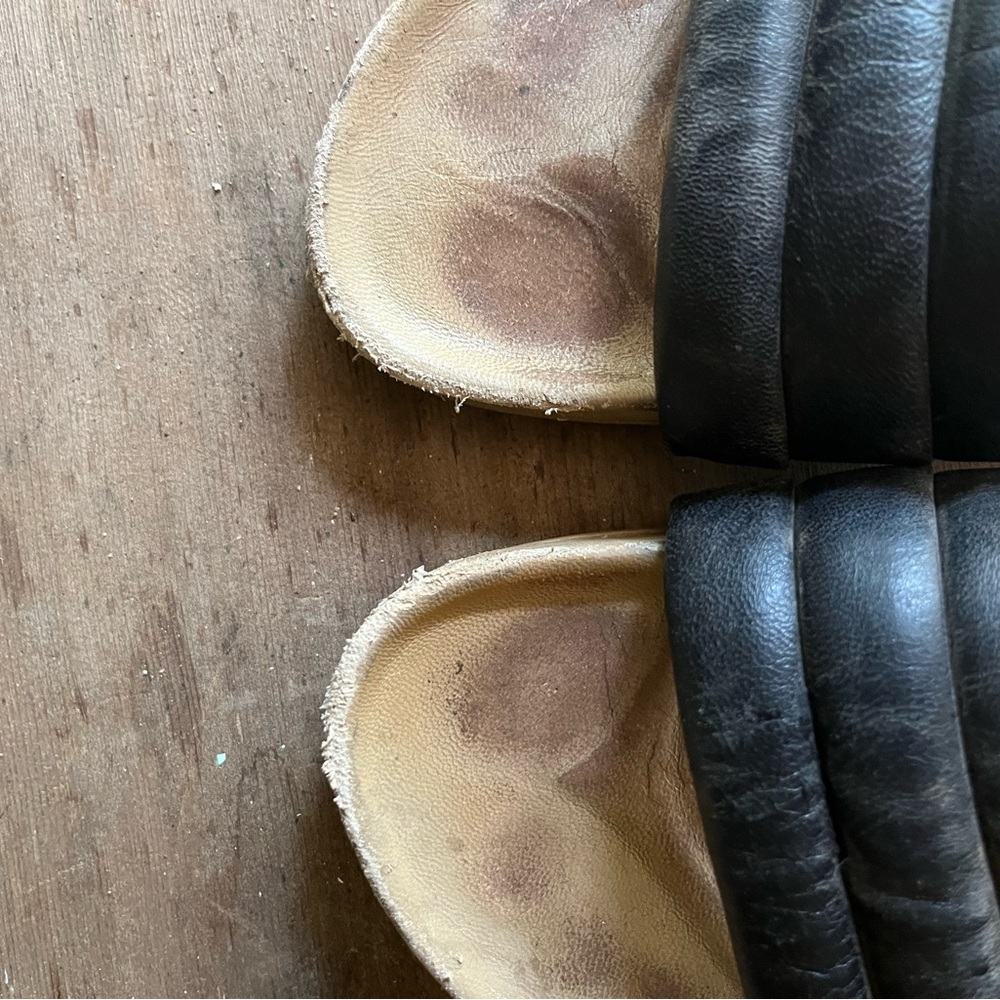 Beatrice Valenzuela Black Sandalia Slide Sandals 8